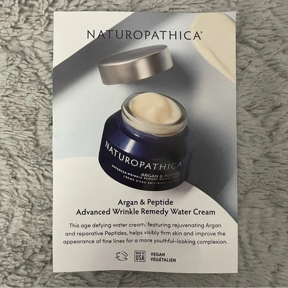 ‼️FREE‼️NEW‼️Naturopathica WRINKLE REMEDY WATER CREAM & CLEANSING FACIAL POLISH - Picture 10 of 12